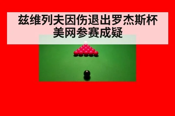 兹维列夫因伤退出罗杰斯杯 美网参赛成疑